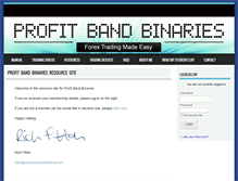 Tablet Screenshot of profitbandbinaries.com